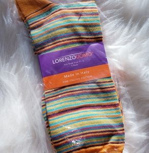 NWT Lorenzo Uomo men's socks 2 pack